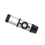 Maxbell Metal Kazoo Includes 5 Replacement Flutes Silicone Cover ,Easy to Learn Silver