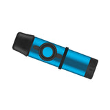 Maxbell Metal Kazoo Includes 5 Replacement Flutes Silicone Cover ,Easy to Learn Blue