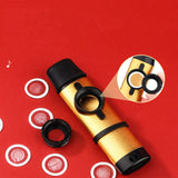 Maxbell Metal Kazoo Includes 5 Replacement Flutes Silicone Cover ,Easy to Learn Blue