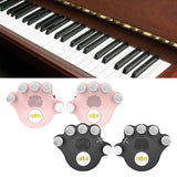 Maxbell 2Pcs Piano Finger Trainer Finger Pressing Tool for Practicing Training Pink
