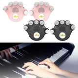 Maxbell 2Pcs Piano Finger Trainer Finger Pressing Tool for Practicing Training Pink