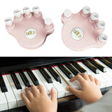 Maxbell 2Pcs Piano Finger Trainer Finger Pressing Tool for Practicing Training Pink