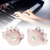 Maxbell 2Pcs Piano Finger Trainer Finger Pressing Tool for Practicing Training Pink