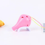 Maxbell Professional 6 Hole Alto Ocarina Musical Toy for Children Beginner Girls Pink