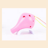 Maxbell Professional 6 Hole Alto Ocarina Musical Toy for Children Beginner Girls Pink
