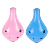 Maxbell Professional 6 Hole Alto Ocarina Musical Toy for Children Beginner Girls Pink