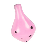 Maxbell Professional 6 Hole Alto Ocarina Musical Toy for Children Beginner Girls Pink