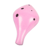 Maxbell Professional 6 Hole Alto Ocarina Musical Toy for Children Beginner Girls Pink