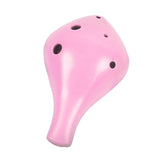 Maxbell Professional 6 Hole Alto Ocarina Musical Toy for Children Beginner Girls Pink