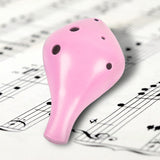 Maxbell Professional 6 Hole Alto Ocarina Musical Toy for Children Beginner Girls Pink