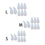 Maxbell 8Pcs Durable Guitar Finger Pick Plectrums Slide Musical Instrument for Banjo L