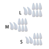 Maxbell 8Pcs Durable Guitar Finger Pick Plectrums Slide Musical Instrument for Banjo L