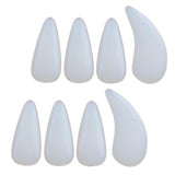 Maxbell 8Pcs Durable Guitar Finger Pick Plectrums Slide Musical Instrument for Banjo L