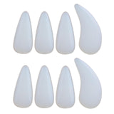 Maxbell 8Pcs Durable Guitar Finger Pick Plectrums Slide Musical Instrument for Banjo S
