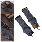Maxbell Guitar Straps with Pick Holder Adjustable for Electric Bass Acoustic Guitar Black