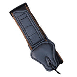 Maxbell Guitar Straps with Pick Holder Adjustable for Electric Bass Acoustic Guitar Black