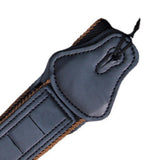 Maxbell Guitar Straps with Pick Holder Adjustable for Electric Bass Acoustic Guitar Black