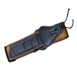 Maxbell Guitar Straps with Pick Holder Adjustable for Electric Bass Acoustic Guitar Brown