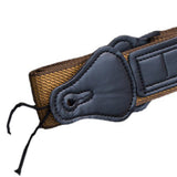 Maxbell Guitar Straps with Pick Holder Adjustable for Electric Bass Acoustic Guitar Brown