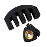 Maxbell Violin Strings Dampener Silence Mellowe Sound for Musical Instrument Black
