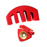 Maxbell Violin Strings Dampener Silence Mellowe Sound for Musical Instrument Red