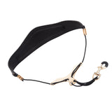 Maxbell Professional Sax Harness Saxophone Strap Padded for Alto Saxophone Black