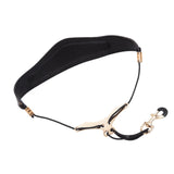 Maxbell Professional Sax Harness Saxophone Strap Padded for Alto Saxophone Black