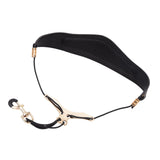 Maxbell Professional Sax Harness Saxophone Strap Padded for Alto Saxophone Black