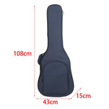 Maxbell Maxbell Guitar Case Backpack with Adjustable Shoulder Strap for Electric Guitar Blue