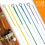 Maxbell 4Pcs Violin Wire Strings Accessories Set for Musical Instrument Accessories 4/4 3/4