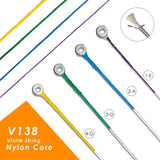 Maxbell 4Pcs Violin Wire Strings Accessories Set for Musical Instrument Accessories 4/4 3/4