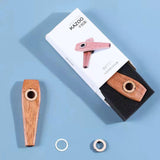 Maxbell Wooden Kazoo Flute Musical Instrument Party Favors for Kids Boy Children