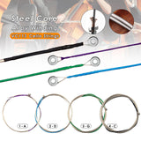 Maxbell Cello Wire Strings Fittings Accessories Set for Musical Instrument Adults 1/8