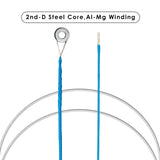 Maxbell Cello Wire Strings Fittings Accessories Set for Musical Instrument Adults 1/8