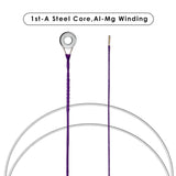 Maxbell Cello Wire Strings Fittings Accessories Set for Musical Instrument Adults 1/8