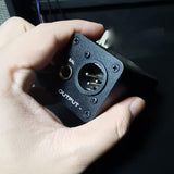 Maxbell Ground Loop Isolator with 3 Pin Input Output Portable for Home Stereo System