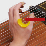 Maxbell Guzheng Hand Corrector Professional Musical Instrument for Kids Beginner L Yellow