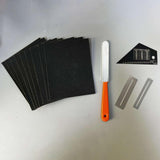 Maxbell Guitar Repairing Luthier Tools Set Fretboard Protector Sanding Polishing Set