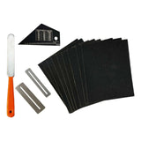 Maxbell Guitar Repairing Luthier Tools Set Fretboard Protector Sanding Polishing Set