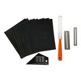 Maxbell Guitar Repairing Luthier Tools Set Fretboard Protector Sanding Polishing Set