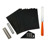 Maxbell Guitar Repairing Luthier Tools Set Fretboard Protector Sanding Polishing Set