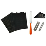 Maxbell Guitar Repairing Luthier Tools Set Fretboard Protector Sanding Polishing Set