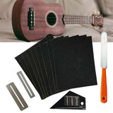 Maxbell Guitar Repairing Luthier Tools Set Fretboard Protector Sanding Polishing Set