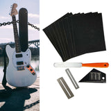 Maxbell Guitar Repairing Luthier Tools Set Fretboard Protector Sanding Polishing Set