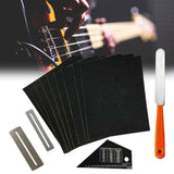 Maxbell Guitar Repairing Luthier Tools Set Fretboard Protector Sanding Polishing Set