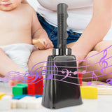 Maxbell Musical Handbell Percussion Handheld Noise Makers for Party Holiday Black