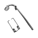 Maxbell Trumpet Key Spit Valve Repairing Part with Pad for Wind Instrument straight tail