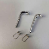 Maxbell Trumpet Key Spit Valve Repairing Part with Pad for Wind Instrument straight tail