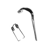 Maxbell Trumpet Key Spit Valve Repairing Part with Pad for Wind Instrument bent tail