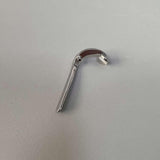 Maxbell Trumpet Key Spit Valve Repairing Part with Pad for Wind Instrument bent tail